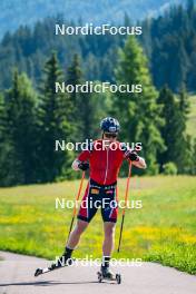 27.06.2024, Lavaze, Italy (ITA): Johannes Dale-Skjevdal (NOR) - Biathlon summer training, Lavaze (ITA). www.nordicfocus.com. © Barbieri/NordicFocus. Every downloaded picture is fee-liable.