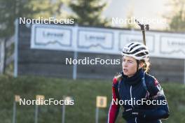 21.10.2024, Lavaze, Italy (ITA): Ida Lien (NOR) - Biathlon summer training, Lavaze (ITA). www.nordicfocus.com. © Vanzetta/NordicFocus. Every downloaded picture is fee-liable.