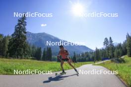 06.08.2024, Lenzerheide, Switzerland (SUI): Aita Gasparin (SUI) - Biathlon summer training, Lenzerheide (SUI). www.nordicfocus.com. © Manzoni/NordicFocus. Every downloaded picture is fee-liable.