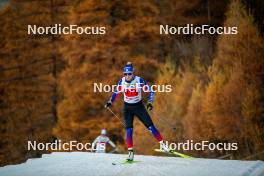 07.11.2024, Bessans, France (FRA): Chloe Bened (FRA) - Biathlon summer training, Bessans (FRA). www.nordicfocus.com. © Authamayou/NordicFocus. Every downloaded picture is fee-liable.