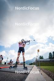 06.08.2024, Lavaze, Italy (ITA): Anna Juppe (AUT) - Biathlon summer training, Lavaze (ITA). www.nordicfocus.com. © Barbieri/NordicFocus. Every downloaded picture is fee-liable.