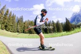 04.06.2024, Lenzerheide, Switzerland (SUI): Sergii Semenov (UKR) - Biathlon summer training, Lenzerheide (SUI). www.nordicfocus.com. © Manzoni/NordicFocus. Every downloaded picture is fee-liable.