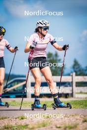 06.08.2024, Lavaze, Italy (ITA): Lisa Osl (AUT) - Biathlon summer training, Lavaze (ITA). www.nordicfocus.com. © Barbieri/NordicFocus. Every downloaded picture is fee-liable.