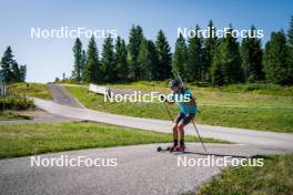 31.07.2024, Lavaze, Italy (ITA): Emilien Claude (FRA) - Biathlon summer training, Lavaze (ITA). www.nordicfocus.com. © Barbieri/NordicFocus. Every downloaded picture is fee-liable.