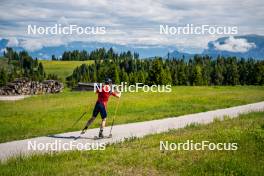 27.06.2024, Lavaze, Italy (ITA): Johannes Dale-Skjevdal (NOR) - Biathlon summer training, Lavaze (ITA). www.nordicfocus.com. © Barbieri/NordicFocus. Every downloaded picture is fee-liable.