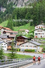 27.06.2024, Juf, Switzerland (SUI): Aita Gasparin (SUI), Elisa Gasparin (SUI), (l-r) - Biathlon summer training, Juf (SUI). www.nordicfocus.com. © Manzoni/NordicFocus. Every downloaded picture is fee-liable.