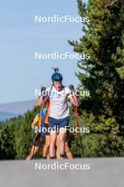 02.09.2024, Font-Romeu, France (FRA): Sebastian Samuelsson (SWE) - Biathlon summer training, Font-Romeu (FRA). www.nordicfocus.com. © Authamayou/NordicFocus. Every downloaded picture is fee-liable.