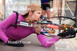 11.06.2024, Premanon, France (FRA): Justine Braisaz-Bouchet (FRA) - Biathlon summer training, Premanon (FRA). www.nordicfocus.com. © Manzoni/NordicFocus. Every downloaded picture is fee-liable.