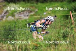 15.07.2024, Lenzerheide, Switzerland (SUI): Deedra Irwin (USA) - Biathlon summer training, Lenzerheide (SUI). www.nordicfocus.com. © Manzoni/NordicFocus. Every downloaded picture is fee-liable.