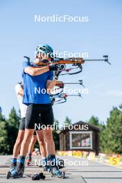 17.08.2024, Font-Romeu, France (FRA): Axel Garnier (FRA) - Biathlon summer training, Font-Romeu (FRA). www.nordicfocus.com. © Authamayou/NordicFocus. Every downloaded picture is fee-liable.