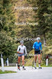 30.09.2024, Lavaze, Italy (ITA): Linda Zingerle (ITA), Rebecca Passler (ITA), (l-r) - Biathlon summer training, Lavaze (ITA). www.nordicfocus.com. © Barbieri/NordicFocus. Every downloaded picture is fee-liable.