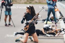 19.05.2024, Forni Avoltri, Italy (ITA): Beatrice Trabucchi (ITA) - Biathlon summer training, Forni Avoltri (ITA). www.nordicfocus.com. © Del Fabbro/NordicFocus. Every downloaded picture is fee-liable.