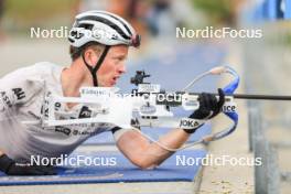 05.09.2024, Lenzerheide, Switzerland (SUI): Tarjei Boe (NOR) - Biathlon summer training, Lenzerheide (SUI). www.nordicfocus.com. © Manzoni/NordicFocus. Every downloaded picture is fee-liable.