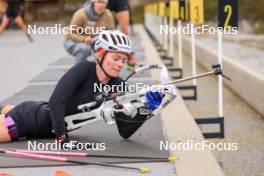 13.10.2024, Ramsau am Dachstein, Austria (AUT): Amy Baserga (SUI) - Biathlon summer training, Ramsau am Dachstein (AUT). www.nordicfocus.com. © Manzoni/NordicFocus. Every downloaded picture is fee-liable.