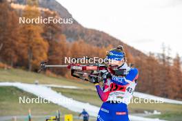 09.11.2024, Bessans, France (FRA): Jeanne Richard (FRA) - Biathlon summer training, Bessans (FRA). www.nordicfocus.com. © Authamayou/NordicFocus. Every downloaded picture is fee-liable.