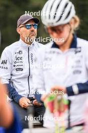 05.09.2024, Lenzerheide, Switzerland (SUI): Siegfried Mazet (FRA) coach team Norway - Biathlon summer training, Lenzerheide (SUI). www.nordicfocus.com. © Manzoni/NordicFocus. Every downloaded picture is fee-liable.