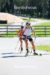 06.08.2024, Lenzerheide, Switzerland (SUI): Lisa Theresa Hauser (AUT) - Biathlon summer training, Lenzerheide (SUI). www.nordicfocus.com. © Manzoni/NordicFocus. Every downloaded picture is fee-liable.