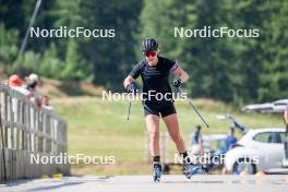 28.08.2024, Bessans, France (FRA): Sophie Chauveau (FRA) - Biathlon summer training, Bessans (FRA). www.nordicfocus.com. © Authamayou/NordicFocus. Every downloaded picture is fee-liable.