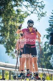 06.08.2024, Lavaze, Italy (ITA): Kristina Oberthaler (AUT) - Biathlon summer training, Lavaze (ITA). www.nordicfocus.com. © Barbieri/NordicFocus. Every downloaded picture is fee-liable.