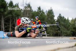 20.09.2024, Font-Romeu, France (FRA): Eve Bouvard (BEL) - Biathlon summer training, Font-Romeu (FRA). www.nordicfocus.com. © Authamayou/NordicFocus. Every downloaded picture is fee-liable.