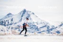 18.06.2024, Tignes, France (FRA): Julia Simon (FRA) - Biathlon summer training, Tignes (FRA). www.nordicfocus.com. © Authamayou/NordicFocus. Every downloaded picture is fee-liable.