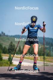 31.07.2024, Lavaze, Italy (ITA): Lea Rothschopf (AUT) - Biathlon summer training, Lavaze (ITA). www.nordicfocus.com. © Barbieri/NordicFocus. Every downloaded picture is fee-liable.