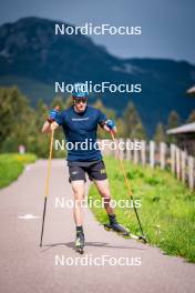 15.06.2024, Lavaze, Italy (ITA): Martin Ponsiluoma (SWE) - Biathlon summer training, Lavaze (ITA). www.nordicfocus.com. © Barbieri/NordicFocus. Every downloaded picture is fee-liable.