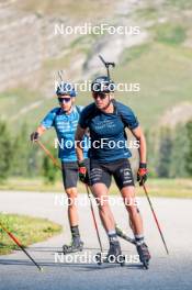 28.08.2024, Bessans, France (FRA): Emilien Jacquelin (FRA) - Biathlon summer training, Bessans (FRA). www.nordicfocus.com. © Authamayou/NordicFocus. Every downloaded picture is fee-liable.