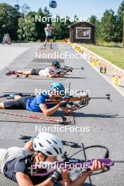 17.08.2024, Font-Romeu, France (FRA): Axel Garnier (FRA) - Biathlon summer training, Font-Romeu (FRA). www.nordicfocus.com. © Authamayou/NordicFocus. Every downloaded picture is fee-liable.