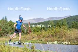 05.09.2024, Font-Romeu, France (FRA): Emil Nykvist (SWE) - Biathlon summer training, Font-Romeu (FRA). www.nordicfocus.com. © Authamayou/NordicFocus. Every downloaded picture is fee-liable.