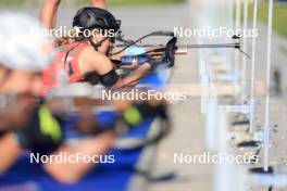 15.07.2024, Lenzerheide, Switzerland (SUI): Grace Castonguay (USA) - Biathlon summer training, Lenzerheide (SUI). www.nordicfocus.com. © Manzoni/NordicFocus. Every downloaded picture is fee-liable.