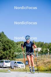 05.09.2024, Font-Romeu, France (FRA): Sara Andersson (SWE) - Biathlon summer training, Font-Romeu (FRA). www.nordicfocus.com. © Authamayou/NordicFocus. Every downloaded picture is fee-liable.