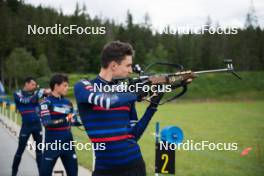 15.06.2024, Correncon-en-Vercors, France (FRA): Eric Perrot (FRA) - Biathlon summer training, Correncon-en-Vercors (FRA). www.nordicfocus.com. © Joly/NordicFocus. Every downloaded picture is fee-liable.