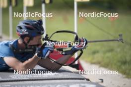 18.06.2024, Correncon-en-Vercors, France (FRA): Quentin Fillon Maillet (FRA) - Biathlon summer training, Correncon-en-Vercors (FRA). www.nordicfocus.com. © Joly/NordicFocus. Every downloaded picture is fee-liable.