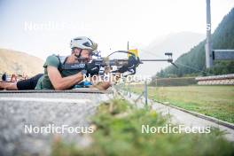 28.08.2024, Bessans, France (FRA): Eric Perrot - Biathlon summer training, Bessans (FRA). www.nordicfocus.com. © Authamayou/NordicFocus. Every downloaded picture is fee-liable.