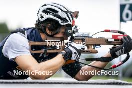 26.08.2024, Martell, Italy (ITA): Tommaso Giacomel (ITA) - Biathlon summer training, Martell (ITA). www.nordicfocus.com. © Vanzetta/NordicFocus. Every downloaded picture is fee-liable.