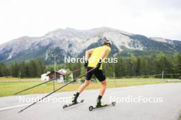 04.09.2024, Lenzerheide, Switzerland (SUI): Tarjei Boe (NOR) - Biathlon summer training, Lenzerheide (SUI). www.nordicfocus.com. © Manzoni/NordicFocus. Every downloaded picture is fee-liable.