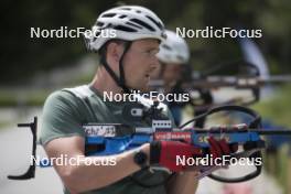 18.06.2024, Correncon-en-Vercors, France (FRA): Fabien Claude (FRA) - Biathlon summer training, Correncon-en-Vercors (FRA). www.nordicfocus.com. © Joly/NordicFocus. Every downloaded picture is fee-liable.