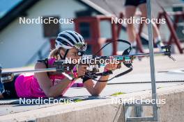 28.06.2024, Lavaze, Italy (ITA): Juni Arnekleiv (NOR) - Biathlon summer training, Lavaze (ITA). www.nordicfocus.com. © Barbieri/NordicFocus. Every downloaded picture is fee-liable.