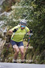 27.08.2024, Martell, Italy (ITA): Elia Zeni (ITA) - Biathlon summer training, Martell (ITA). www.nordicfocus.com. © Vanzetta/NordicFocus. Every downloaded picture is fee-liable.