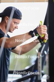 20.05.2024, Lenzerheide, Switzerland (SUI): Niklas Hartweg (SUI) - Biathlon summer training, Lenzerheide (SUI). www.nordicfocus.com. © Manzoni/NordicFocus. Every downloaded picture is fee-liable.