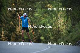 27.08.2024, Martell, Italy (ITA): Giacomel Tommaso (ITA) - Biathlon summer training, Martell (ITA). www.nordicfocus.com. © Vanzetta/NordicFocus. Every downloaded picture is fee-liable.