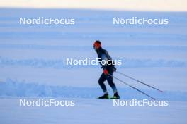 14.10.2024, Ramsau am Dachstein, Austria (AUT): Joscha Burkhalter (SUI) - Biathlon summer training, Dachsteinglacier, Ramsau am Dachstein (AUT). www.nordicfocus.com. © Manzoni/NordicFocus. Every downloaded picture is fee-liable.