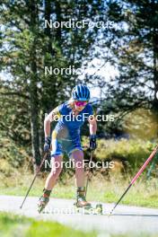 05.09.2024, Font-Romeu, France (FRA): Anna Karin Heijdenberg (SWE) - Biathlon summer training, Font-Romeu (FRA). www.nordicfocus.com. © Authamayou/NordicFocus. Every downloaded picture is fee-liable.