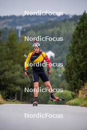 20.09.2024, Font-Romeu, France (FRA): Florent Claude (BEL) - Biathlon summer training, Font-Romeu (FRA). www.nordicfocus.com. © Authamayou/NordicFocus. Every downloaded picture is fee-liable.