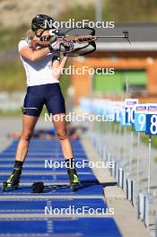 06.08.2024, Lenzerheide, Switzerland (SUI): Lisa Theresa Hauser (AUT) - Biathlon summer training, Lenzerheide (SUI). www.nordicfocus.com. © Manzoni/NordicFocus. Every downloaded picture is fee-liable.