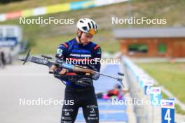 16.09.2024, Lenzerheide, Switzerland (SUI): Eric Perrot (FRA) - Biathlon summer training, Lenzerheide (SUI). www.nordicfocus.com. © Manzoni/NordicFocus. Every downloaded picture is fee-liable.