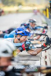 28.08.2024, Bessans, France (FRA): Oscar Lombardot (FRA) - Biathlon summer training, Bessans (FRA). www.nordicfocus.com. © Authamayou/NordicFocus. Every downloaded picture is fee-liable.