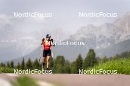 19.06.2024, Lavaze, Italy (ITA): Dorothea Wierer (ITA) - Biathlon summer training, Lavaze (ITA). www.nordicfocus.com. © Vanzetta/NordicFocus. Every downloaded picture is fee-liable.