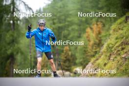 26.08.2024, Martell, Italy (ITA): Elia Zeni (ITA) - Biathlon summer training, Martell (ITA). www.nordicfocus.com. © Vanzetta/NordicFocus. Every downloaded picture is fee-liable.